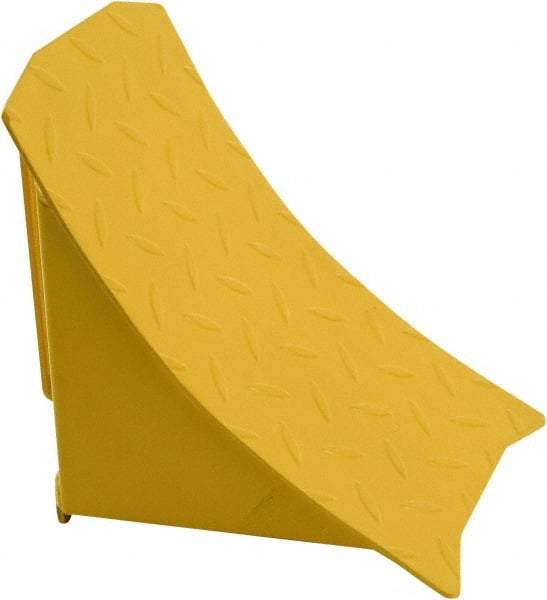 Vestil - 7-1/2" Wide x 8-5/8" High x 9-1/2" Deep, Steel Wheel Chock - Exact Tool & Supply