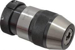Accupro - JT2, 1/32 to 3/8" Capacity, Tapered Mount Drill Chuck - Keyless, 1.693" Sleeve Diam, 3.189" Open Length - Exact Tool & Supply