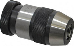 Accupro - JT33, 1/32 to 1/2" Capacity, Tapered Mount Drill Chuck - Keyless, 1.929" Sleeve Diam, 3-7/12" Open Length - Exact Tool & Supply