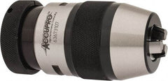 Accupro - JT6, 1/32 to 1/2" Capacity, Tapered Mount Drill Chuck - Keyless, 1.929" Sleeve Diam, 3-7/12" Open Length - Exact Tool & Supply