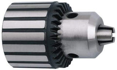 Accupro - 3/8-24, 1/32 to 1/4" Capacity, Threaded Mount Drill Chuck - Keyed, 37mm Sleeve Diam, 51mm Open Length - Exact Tool & Supply