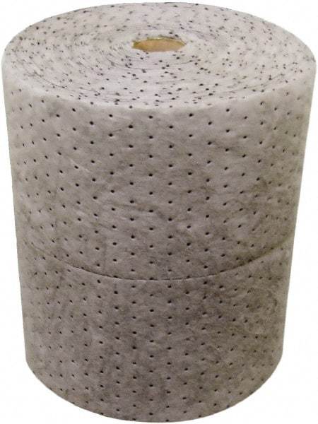 Oil-Dri - 21 Gal Capacity per Package, Universal Roll - 150' Long x 30" Wide, Polypropylene - Exact Tool & Supply