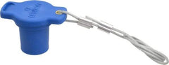 Leviton - 3R NEMA Rated, Male, Blue Single Pole Protective Cap - For Use with Female Plug, CSA Certified, UL Listed - Exact Tool & Supply