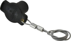 Leviton - 3R NEMA Rated, Male, Black Single Pole Protective Cap - For Use with Female Plug, CSA Certified, UL Listed - Exact Tool & Supply