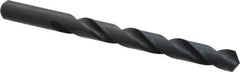 Cleveland - 15/32" 118° High Speed Steel Jobber Drill - Oxide Finish, Right Hand Cut, Spiral Flute, Straight Shank, 5-3/4" OAL, Standard Point - Exact Tool & Supply