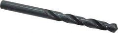 Cleveland - 11mm 118° High Speed Steel Jobber Drill - Oxide Finish, Right Hand Cut, Spiral Flute, Straight Shank, 5.591" OAL, Standard Point - Exact Tool & Supply