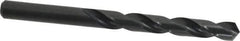 Cleveland - 12mm 118° High Speed Steel Jobber Drill - Oxide Finish, Right Hand Cut, Spiral Flute, Straight Shank, 5.945" OAL, Standard Point - Exact Tool & Supply
