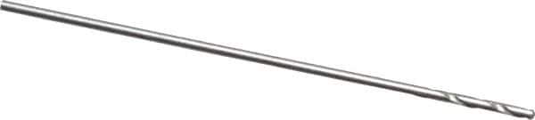 Cleveland - #77 118° High Speed Steel Jobber Drill - Oxide Finish, Right Hand Cut, Spiral Flute, Straight Shank, 7/8" OAL, Standard Point - Exact Tool & Supply