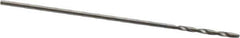 Cleveland - 1/64" 118° High Speed Steel Jobber Drill - Oxide Finish, Right Hand Cut, Spiral Flute, Straight Shank, 3/4" OAL, Standard Point - Exact Tool & Supply
