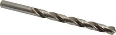 Cleveland - Letter Q 118° High Speed Steel Jobber Drill - Bright Finish, Right Hand Cut, Spiral Flute, Straight Shank, 4-3/4" OAL, Standard Point - Exact Tool & Supply