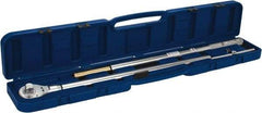 Value Collection - 1" Drive Micrometer Type Ratchet Head Torque Wrench - 300 Ft/Lb to 900 Ft/Lb Torque, 60" OAL, 6 Ft/Lb Graduation - Exact Tool & Supply