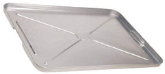 Plews - 26" Long x 17-3/4" Wide x 1" High, Oil Drip Pan - Galvanized Steel - Exact Tool & Supply