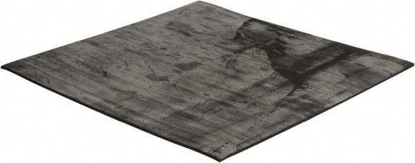 Made in USA - 12" Long, 12" Wide, 1/8" Thick, Buna-N Rubber Foam Sheet - 65 to 75 Durometer, Black, -20 to 180°F, 2,500 psi Tensile Strength, Plain Backing, Stock Length - Exact Tool & Supply