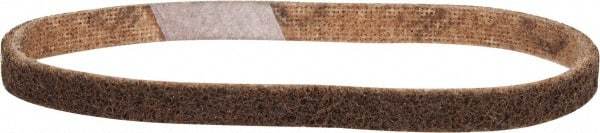 Made in USA - 1/2" Wide x 18" OAL, Aluminum Oxide Abrasive Belt - Aluminum Oxide, Coarse, Nonwoven - Exact Tool & Supply