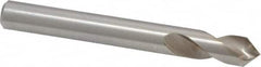 Cleveland - 3/8" Body Diam, 90°, 3-1/8" OAL, High Speed Steel Spotting Drill - Exact Tool & Supply