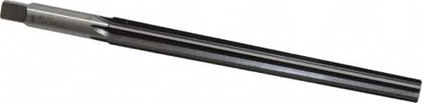 Cleveland - #8 Pin, 0.505" Diam, 0.3971" Small End, 7/16" Diam Straight Shank, 5-3/16" Flute, Taper Pin Reamer - Exact Tool & Supply