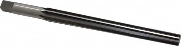 Cleveland - #10 Pin, 0.7216" Diam, 0.5799" Small End, 5/8" Diam Straight Shank, 6-13/16" Flute, Taper Pin Reamer - Exact Tool & Supply