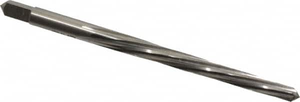 Cleveland - #1 Pin, 0.1798" Diam, 0.1447" Small End, 3/16" Diam Straight Shank, 1-11/16" Flute, Taper Pin Reamer - Exact Tool & Supply