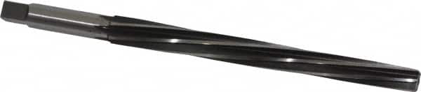 Cleveland - #8 Pin, 0.505" Diam, 0.3971" Small End, 7/16" Diam Straight Shank, 5-3/16" Flute, Taper Pin Reamer - Exact Tool & Supply
