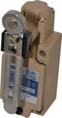 Value Collection - SPDT, NC/NO, 120 VAC, 240 VAC, 480 VAC at 10 Amps, Screw Terminal, Roller Lever Actuator, General Purpose Limit Switch - Exact Tool & Supply