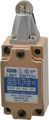 Value Collection - SPDT, NC/NO, 120 VAC, 240 VAC, 480 VAC at 10 Amps, Screw Terminal, Roller Plunger Actuator, General Purpose Limit Switch - Exact Tool & Supply