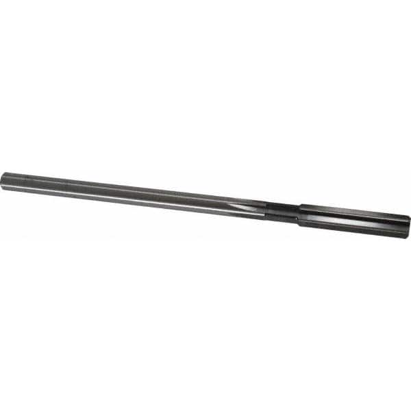 Cleveland - 21/64" High Speed Steel 6 Flute Chucking Reamer - Exact Tool & Supply