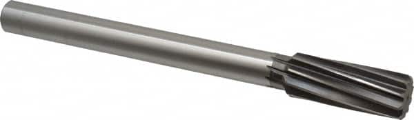 Cleveland - 1-1/8" High Speed Steel 10 Flute Chucking Reamer - Exact Tool & Supply