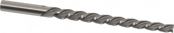 Cleveland - #4 Pin, 0.2604" Diam, 0.2071" Small End, 17/64" Diam Straight Shank, 2-9/16" Flute, Taper Pin Reamer - Exact Tool & Supply
