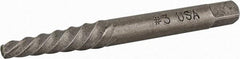Cleveland - Spiral Flute Screw Extractor - #3 Extractor for 5/16 to 7/16" Screw, 2-11/16" OAL - Exact Tool & Supply
