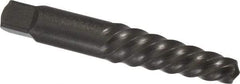 Cleveland - Spiral Flute Screw Extractor - #6 Extractor for 3/4 to 1" Screw, 3-3/4" OAL - Exact Tool & Supply