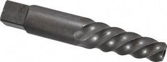 Cleveland - Spiral Flute Screw Extractor - #7 Extractor for 1 to 1-3/8" Screw, 4-1/8" OAL - Exact Tool & Supply