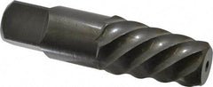 Cleveland - Spiral Flute Screw Extractor - #9 Extractor for 1-3/4 to 2-1/8" Screw, 4-5/8" OAL - Exact Tool & Supply