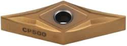 Seco - VNGM331 MF1 Grade CP500 Carbide Turning Insert - TiAlN/TiN Finish, 35° Diamond, 3/8" Inscr Circle, 3/16" Thick, 1/64" Corner Radius - Exact Tool & Supply