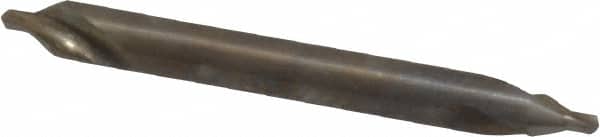 Cleveland - #1 Plain Cut 60° Incl Angle High Speed Steel Combo Drill & Countersink - Exact Tool & Supply