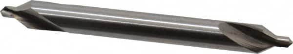 Cleveland - #2 Plain Cut 60° Incl Angle High Speed Steel Combo Drill & Countersink - Exact Tool & Supply
