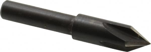 Cleveland - 1/4" Head Diam, 3/16" Shank Diam, 4 Flute 60° High Speed Steel Countersink - Exact Tool & Supply