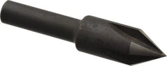 Cleveland - 3/8" Head Diam, 1/4" Shank Diam, 4 Flute 60° High Speed Steel Countersink - Exact Tool & Supply