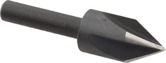 Cleveland - 1/2" Head Diam, 3/8" Shank Diam, 4 Flute 60° High Speed Steel Countersink - Exact Tool & Supply