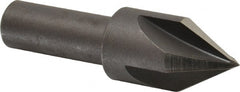 Cleveland - 3/4" Head Diam, 1/2" Shank Diam, 4 Flute 60° High Speed Steel Countersink - Exact Tool & Supply