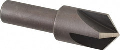 Cleveland - 3/4" Head Diam, 1/2" Shank Diam, 4 Flute 100° High Speed Steel Countersink - Exact Tool & Supply