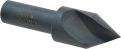 Cleveland - 3/4" Head Diam, 1/2" Shank Diam, 1 Flute 60° High Speed Steel Countersink - Exact Tool & Supply