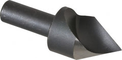 Cleveland - 1" Head Diam, 1/2" Shank Diam, 1 Flute 60° High Speed Steel Countersink - Exact Tool & Supply
