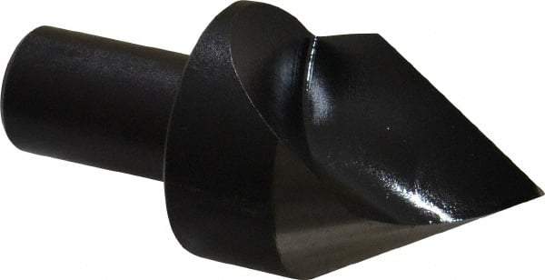 Cleveland - 1-1/2" Head Diam, 3/4" Shank Diam, 1 Flute 60° High Speed Steel Countersink - Oxide Finish, 2-7/8" OAL, Single End, Straight Shank, Right Hand Cut - Exact Tool & Supply