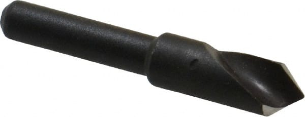 Cleveland - 1/4" Head Diam, 3/16" Shank Diam, 1 Flute 82° High Speed Steel Countersink - Exact Tool & Supply