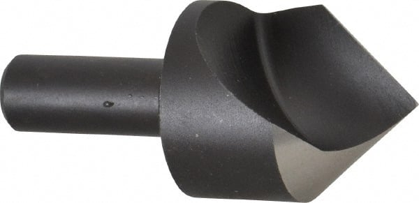 Cleveland - 1-1/4" Head Diam, 1/2" Shank Diam, 1 Flute 82° High Speed Steel Countersink - Exact Tool & Supply