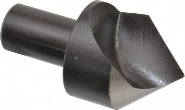 Cleveland - 1-1/2" Head Diam, 3/4" Shank Diam, 1 Flute 82° High Speed Steel Countersink - Oxide Finish, 2-7/8" OAL, Single End, Straight Shank, Right Hand Cut - Exact Tool & Supply
