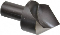Cleveland - 1-1/2" Head Diam, 3/4" Shank Diam, 1 Flute 82° High Speed Steel Countersink - Oxide Finish, 2-7/8" OAL, Single End, Straight Shank, Right Hand Cut - Exact Tool & Supply
