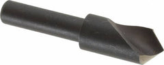 Cleveland - 3/8" Head Diam, 1/4" Shank Diam, 1 Flute 90° High Speed Steel Countersink - Exact Tool & Supply