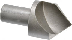 Cleveland - 1-1/2" Head Diam, 3/4" Shank Diam, 1 Flute 90° High Speed Steel Countersink - Exact Tool & Supply