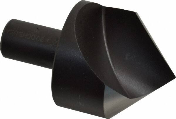 Cleveland - 2" Head Diam, 3/4" Shank Diam, 1 Flute 82° High Speed Steel Countersink - Exact Tool & Supply